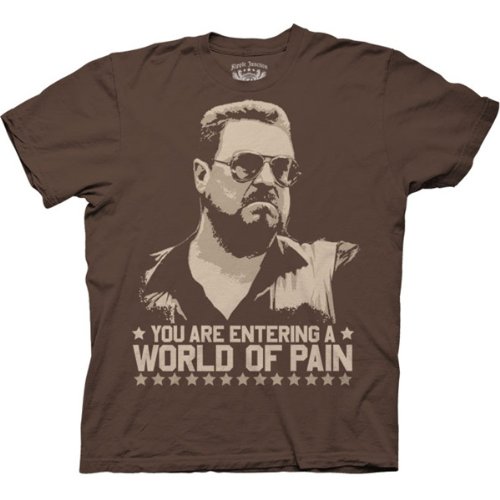 Ripple Junction Big Lebowski World O Pain Adult T-Shirt