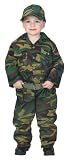 Jr. Camouflage Suit with Cap & Belt, size 6/8, Green