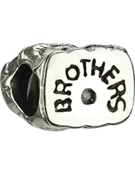 Authentic Chamilia Sterling Silver Charm "Brothers" GE-17