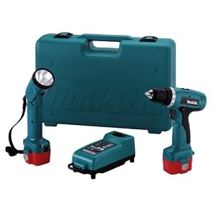 Makita 6260DWPLE 9.6-Volt 3 8-Inch Cordless Driver-Drill and Flashlight Kit by 