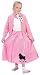Girls Grease Poodle Skirt 50s Costume - Child Size 14-16