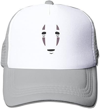 Spirited No Face Caps Hat Meshback Adjustable Hat 1 Size Ash