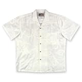 Paradise Found White Palms Wedding Tropical Hawaiian Aloha Shirt