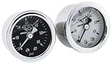 Biker's Choice LIQUID OIL PRESSURE GUAGE WHITE BC00060