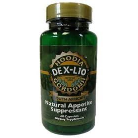 DEX-L10 Hoodia Gordonii (500mg) Natural Appetite Suppressant, Capsules, 60 Count