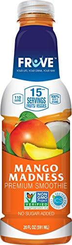 FrUve Mango Madness Smoothie 20oz (12 Bottle Case)
