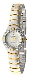 Peugeot Women's Two-Tone 1/10 carat Genuine Diamond Bracelet Watch #778TT