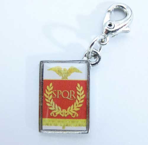 国旗柄ファスナーホルダー 古代ローマ