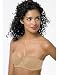 Hanes Concealing Petals Strapless Bra, 34B, Nude
