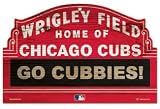 WinCraft Chicago Cubs Wrigley Wood Sign