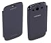 Samsung EFC-1G6 Flip cover für i9300 Galaxy S3 chrom-blau