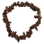 Pugster Poppy Jasper Stone Chip Bracelets