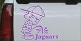Pee On Jaguars Car Window Wall Laptop Decal Sticker