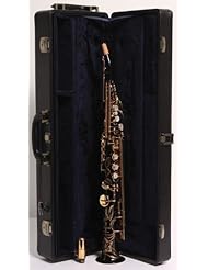 Musical Instruments: Yamaha Custom YSS-82Z Series Professional Soprano Saxophone with Curved Neck Black Lacquer 886830052200 - Yamaha