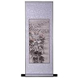 Mountain Temple Wall Art Painting - White