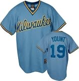 Robin Yount Milwaukee Brewers Cooperstown Replica Jersey (X-Large)