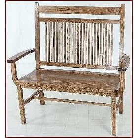 Bay Hill Bench-Oak (Medium Stain) by Amish