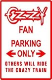 OZZY FAN PARKING rock band music sign