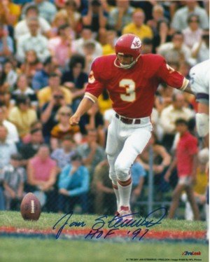 Jan Stenerud signed Kansas City Chiefs HOF 8x10 Photo