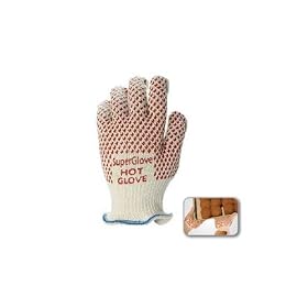 HOTGLOVE SUPER GRIP HEAT RESIST OVEN GLOVES. Rated 250 C Contact Heat Protection-Size 7:7.5-9.5cm