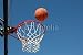 Wallmonkeys Peel and Stick Wall Decals - Basketball in mid Shot - Removable Graphic