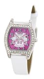 Hello Kitty Kids Kittys Coat Of Arms White Strap Watch 24682