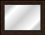 Review ArtToFrames  / 24x36 / 24 x 36 Mirror Frame Tuscan Light Walnut w/ Embossing .. 1.75'' wide