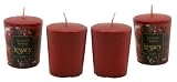 Root Candles Boutique 20-Hour Votive Candles, Winter Balsam, 4-Pack