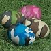Camouflage Plastic Easter Eggs - Set of 12
