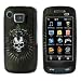 Black Silver Cross Skull Design Snap on Hard Cover Protector Faceplate Skin Case for AT&T Samsung Impression A877 + Belt Clip