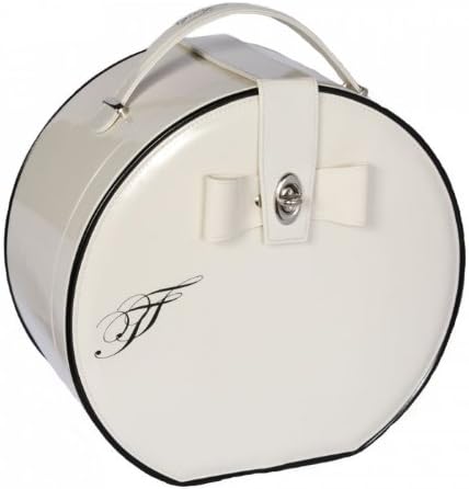 Womens Ivory Home Tool Kit. 2 Tiered Tool Kit Includes: Measuring Tape, Utility Knife, Pliers, Wrench, Wire Cutters, Hammer, Interchangeable Dual Head Screwdriver. There Is a Placeholder in the Lid for Maintenance Cards Etc.