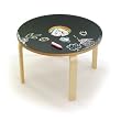 Woody Chalkboard Table