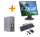 DELL - Optiplex GX755 SFF + Ecran TFT 17 pouces de marque - Unité centrale + Ecran + Clavier + Souris - Intel Core Duo E2200 2.2Ghz - 160 Go - 2048 Mo - DVDRW - Réseau - Windows XP Pro