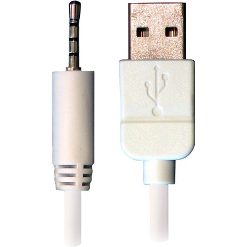 Accell 5 3.5mm To USB Charge/Sync Cable for iPod Shuffle