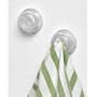 Adhesive Towel Grabber set of 2 (Clear) (1"H x 2.25"W x 1.5"D)
