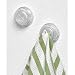 Adhesive Towel Grabber set of 2 (Clear) (1"H x 2.25"W x 1.5"D)
