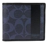 Coach Heritage Stripe Dark Navy Coin Wallet 74516