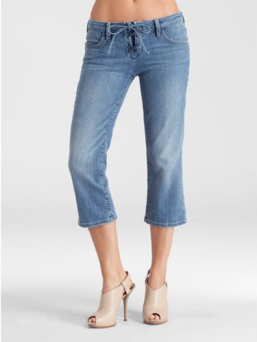 GUESS by Marciano Lace Up Capri in Beloved GUESS by Marciano Lace Up Capri in Beloved