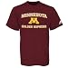 adidas Minnesota Golden Gophers Maroon Stacked T-shirt