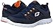 Skechers Men's Flex Advantage Tune In Memory Foam Training Shoe,Navy/Orange,9.5 M US