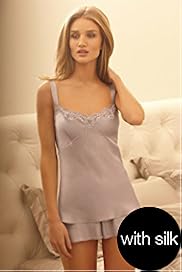 Autograph Pure Silk French Designed Rose Lace Camisole
