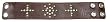 Genuine Leather Bracelet - Length: 9" - Width: 40 mm