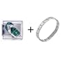 Green Rhinestone Sandal Italian Charm