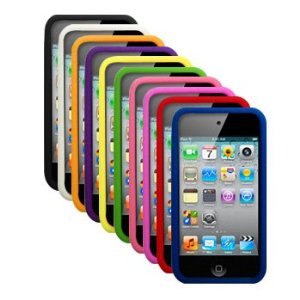 Silicone Skinscasescovers Pinkorangepurpleyellowgreenblue  Iphoneverizonblackwhitelight Pink Apple
