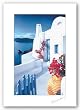 Bougainvillaea Pots by George Meis 13.75"x21.5" Art Print Poster