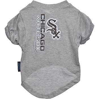 Chicago White Sox MLB Pet T-Shirt, X-Large, Color:Gray