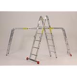 Buy Climbtek 12' 4 - Section Aluminum Articulating Ladder by ClimbTek