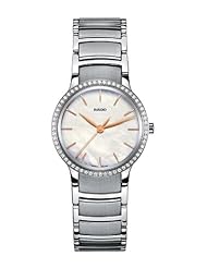 Rado Centrix Ladies Mother of Pearl Diamonds Bezel Stainless Steel R30936903s