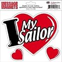 I Love My Sailor 3-in-1 Car Magnet