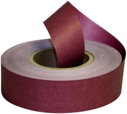 Evergreen NBR290 Paper Napkin Standard Band Roll, 230' Length x 1-1/2" Width, 0.004" Thick, Burgundy (Case of 20)